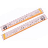 Peren Traktör New Holland 50-56S Yan Yazı Takımı Kaporta Etiketi Sağ - Sol Kaput Sticker Seti Sarı Tip