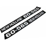 Peren Traktör New Holland 60-56S Yan Yazı Takımı Kaporta Etiketi Sağ - Sol Kaput Sticker Seti