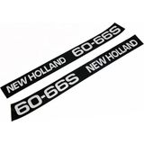 Peren Traktör New Holland 60-66S Yan Yazı Takımı Kaporta Etiketi Sağ - Sol Kaput Sticker Seti