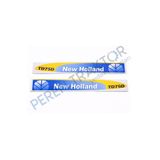Peren Traktör New Holland TD75D Yan Yazı Takımı Kaporta Etiketi Sağ - Sol Kaput Sticker Seti