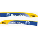 Peren Traktör New Holland TT55 Yan Yazı Takımı Kaporta Etiketi Sağ - Sol Kaput Sticker Seti