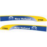 Peren Traktör New Holland TT65 Yan Yazı Takımı Kaporta Etiketi Sağ - Sol Kaput Sticker Seti