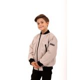 Perendi Armalı Erkek Çocuk Bomber Ceket Bej