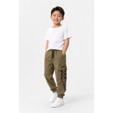 Perendi Erkek Çocuk Kargo Cepli Outdoor Jogger Pantolon - Açık Haki - 6 - 7 Yaş