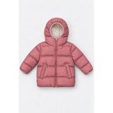 Perendi Unisex Çocuk Içi Polarlı Kapüşonlu Şişme Mont - Gül Kurusu - 1 - 2 Yaş