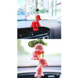 PERFECT Amigurumi Çiçek El Emeği Araba Süsü, Araba Hediyesi, Araba Ayna Süsü 1 Adet