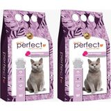 PERFECT Baby Powder Kokulu Topaklanan Kedi Kumu 10 LT X 2 Adet