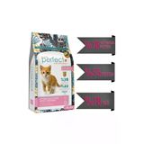PERFECT Cat Plus, Az Tahıllı / Düşük Tahıllı Yavru Kedi Maması 10 Kg. Süper Premium Kalite