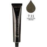 Perfect Shine Permanent Profesyonel 100 ml 7.11 Ekstra Yoğun Küllü Kumral Saç Boyası