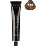 Perfect Shine Permanent Profesyonel Saç Boyası 100ml - Fındık Kabuğu/Karamel Kahve(CHOCOLATE GOLD - 7.73) - 7.73- Altın Kahve