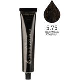Perfect Shine Permanent Profesyonel Saç Boyası 100ml - Koyu Sıcak Kestane/Kızıl Kahve (BROWN MAHOGANY-5.75) - 5.75 - Akaju Kahve
