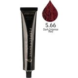 Perfect Shine Permanent Profesyonel Saç Boyası 100ML - Koyu Yoğun Vişne Kızıl/mürdüm Kızıl (Red-5.66) - 5.66 - Şarap Kızılı