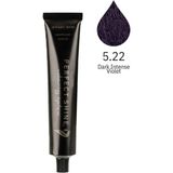 Perfect Shine Permanent Profesyonel Saç Boyası 100ML - Koyu Yoğun Viyole/bordo Mor (Vıolet-5.22) - 5.22 - Patlıcan Moru