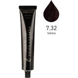 Perfect Shine Permanent Profesyonel Saç Boyası 100ml - Kum Bej Kumral/İrize Dore (GOLD VIOLET- 7.32) - 7.32 - Kum Bej Kumral