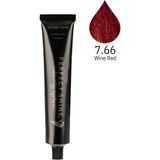 Perfect Shine Permanent Profesyonel Saç Boyası 100ML - Şarap Kızılı/lal Kızıl (Red-7.66) - 7.66 - Lal Kızılı