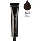 Perfect Shine Permanent Profesyonel Saç Boyası 100ml - Sıcak Kestane/Kızıl Kestane(BROWN MAHOGANY-6.75) - 6.75 - Kızıl Kahve