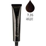 Perfect Shine Permanent Profesyonel Saç Boyası 100ML -Tütün Kumral/tarçın Bronz Kumral (Gold Mahogany-7.35) - 7.35 - Tarçın Bronz