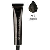 Perfect Shine Permanent Profesyonel Saç Boyası 100ml - Yoğun Çok Açık Küllü Sarı(ASH - 9.1) - 9.1 - Küllü Sarı
