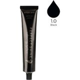 Perfect Shine Permanent Profesyonel Saç Boyası 100ML - Yoğun Doğal Siyah/derin Siyah (Natural-1.0) - 1.0 - Yoğun Doğal Siyah