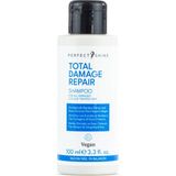 Perfect Shine Total Damage Repair Yıpranmış Saçlar Için Bambu ve Gül Özlü Onarıcı Güçlendirici Şampuan 100ML - Renksiz