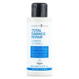 Perfect Shine Total Damage Repair Yıpranmış Saçlar İçin Bambu ve Gül Özlü Onarıcı Güçlendirici Şampuan 100ml