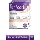 Perfectil 90 Adet Saç Cilt Tırnak Sağlığı Vitamini Biotin Çinko Selenyum Demir Magnezyum İçeren Ürün