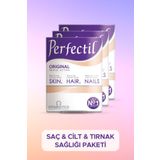 Perfectil Saç Cilt Tırnak Sağlığı Vitamini, Biotin, Çinko,Selenyum,Demir,Magnezyum Içeren 3'Lü Avantaj Paketi