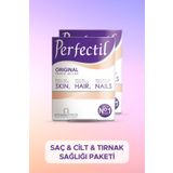 Perfectil Saç Cilt Tırnak Sağlığı Vitamini, Biotin,Çinko,Selenyum, Demir, Magnezyum Içeren 2'li Avantaj Paketi