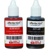 Perfection Chef 2'li Sıvı Su Bazlı Likit Gıda Boyası Kırmızı Siyah 2 x 30 Gr. - 120 gr