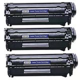 Perfection HP 1015-1018 12A Q2612A 3 Adet Siyah Muadil Lazer Toner