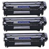 Perfection HP 12A Q2612A 6000 Sayfa 3 Adet Siyah Muadil Lazer Toner