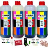 Perfection Hp 654 Uyumlu Deskjet Ink Advantage Muadil Kartuş Dolum Seti 4 x 1000 Gr. - Renkli