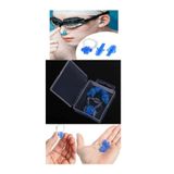 PerfectTrade Havuz Seti Silikon Ergonomik Kulak Tıkacı Ve Burun Tıkacı