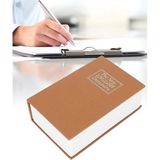 Perfecttrade Kitap Şeklinde Kilitli Kumbara Kitap Tasarımlı Kasa (Kahverengi)