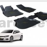 Perflex PXM-VW32 Volkswagen Scırocco 09 Siyah 3d X-Mat Havuzlu Paspas
