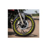 Performance Stickers Motorsiklet Lastik Yazısı Michelin Lastik Stikeri 15-21İnç Arası Uyumlu 8Adet Yapıştırıcı Dahil