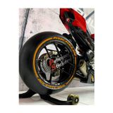 Performance Stickers Motorsiklet Lastik Yazısımichelin Kuyruk Lastik Stiker Lastik Sticker 15-19 Inç Arası Uyumlu 8Adet