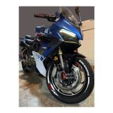 Performance Stickers Motorsiklet Rks Srk550 Rs + Şerit Lastik Yazısı Lastik Stikeri 16-19 İnç Arası Uyumlu Lastik Sticker