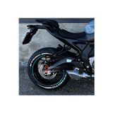 Performance Stickers Motosiklet Cf Moto 675Nk Şerit Lastik Sticker Seti 15-19İnç Uyumlu Lastik Yazısı Dekor Lastik Stiker