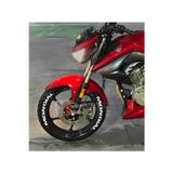 Performance Stickers Motosiklet Mondial Lastik Sticker Set 15-19İnç Uyumlu Lastik Yazısı Dekor Lastik Stiker 8Adet