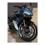 Performance Stickers Motosiklet Send Nudes + Şerit Lastik Yazısı Lastik Stiker 15-19İnç Arası Uyumlu Lastik Sticker 8Adet