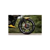 Performance Stickers Motosiklet Tvs Raider + Şerit Lastik Sticker Seti 15-19İnç Uyumlu Lastik Yazısı Dekor Stiker 8Adet