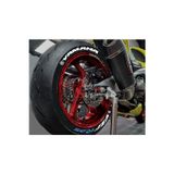 Performance Stickers Motosiklet Yamaha Yzf R25 Lastik Sticker Set 15-19İnç Uyumlu Lastik Yazısı Dekor Lastik Stiker