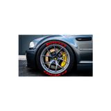 Performance Stickers P Zero Lastik Yazısı Lastik Sticker Araç Lastik Stikeri 4 Adet Tüm Lastik Yanaklarına Uyumlu