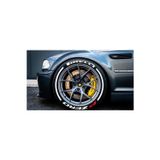 Performance Stickers P Zero Şerit Lastik Yazısı Tüm Lastik Yanaklarına Uyumlu Araç Motosiklet Lastik Sticker