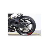 Performance Stickers Pulsar Ns200 Motosiklet Lastik Sticker 15-19İnç Uyumlu Lastik Yazısı Dekor Lastik Stiker