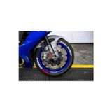 Performance Stickers Pulsar Rs200 Motosiklet Lastik Sticker Set 15-19İnç Arası Uyumlu Lastik Yazısı Dekor Lastik Stiker
