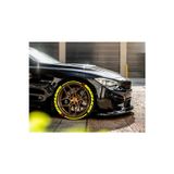 Performance Stickers Send Nudes + Kuyruk Araç Lastik Stikeri Lastik Yazısı 8Adet Tüm Lastik Yanaklarına Uyumlu 25Mm Sarı