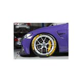Performance Stickers Stance Araç Lastik Stikeri Lastik Yazısı Tüm Lastik Yanaklarına Uyumlu Hardal Sarı 8Adet