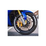 Performance Stickers Supercorsa Motorsiklet Lastik Yazısı Stikeri 15-21 Inç Arası Uyumlu Lastik Sticker